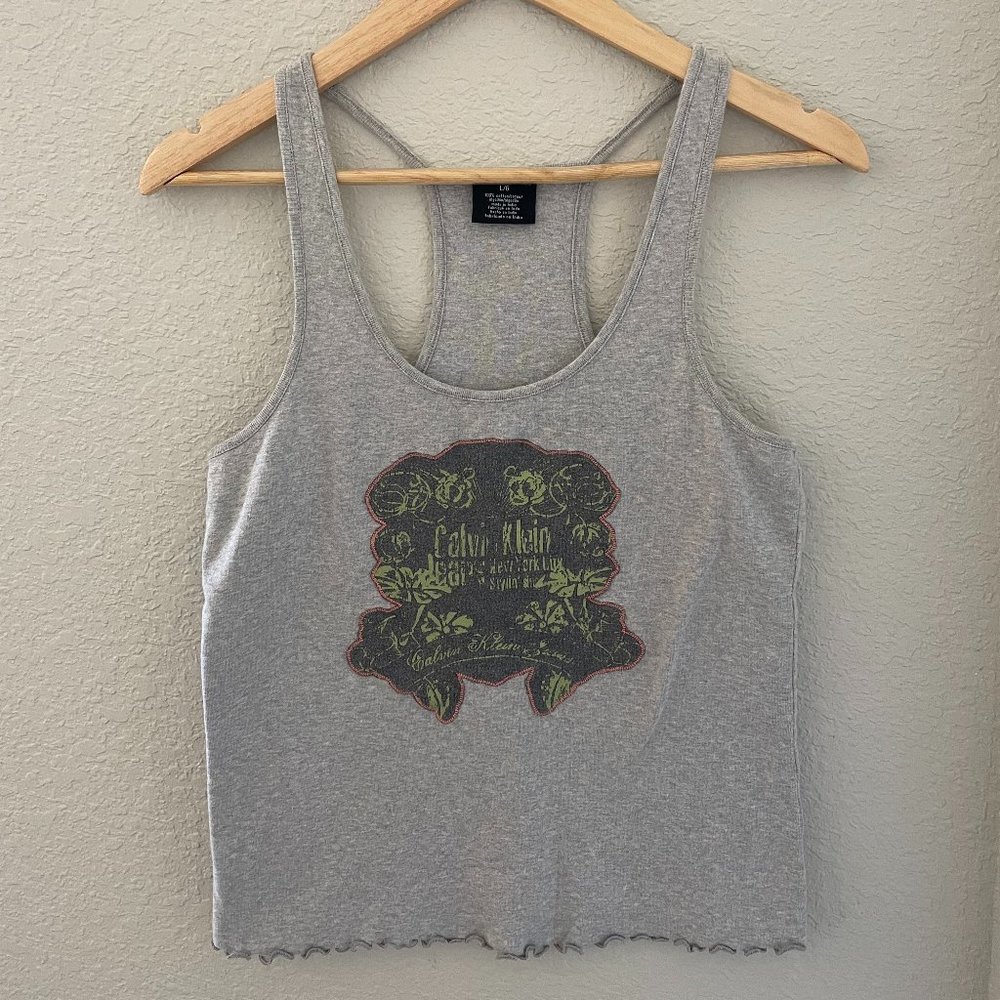 Vintage Calvin Klein Tank Top - 100% Cotton - Size L